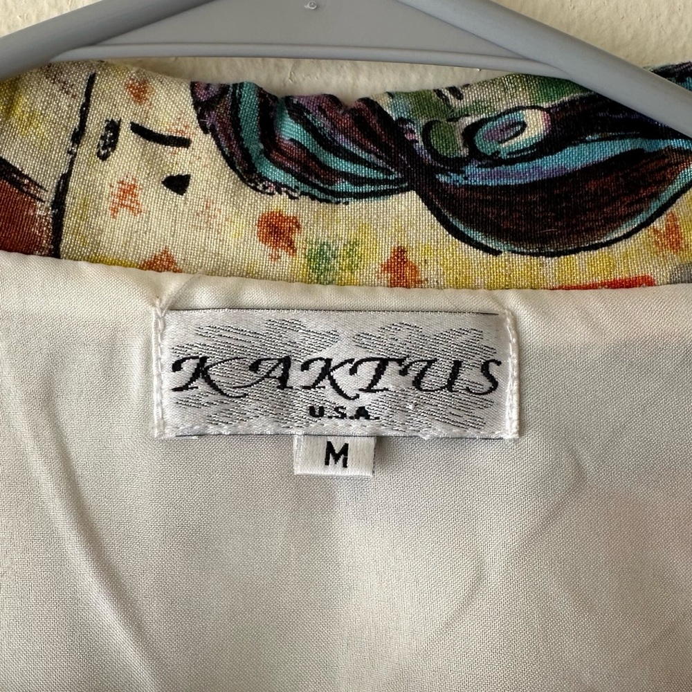 Vintage Kaktus Picasso Linen Jacket - M - Picture 16 of 16